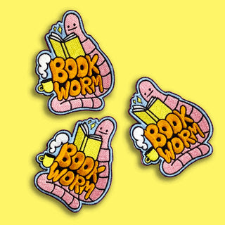 Bookworm – Embroidered Patch
