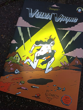 Fungirl Vulva Viking Signed Comic Book