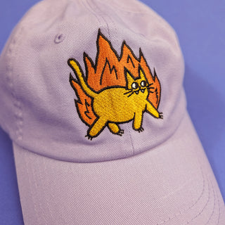 Fierce Cat Dad Cap