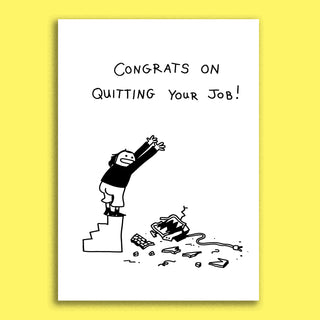 Congrats on Quitting Card With Envelope