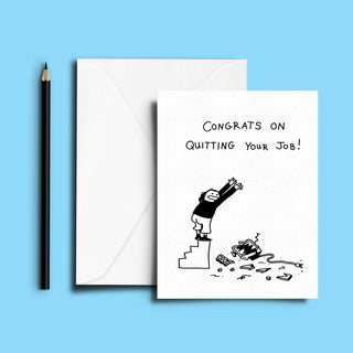 Congrats on Quitting Card With Envelope