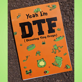 DTF Drawing Tiny Frogs Notepad