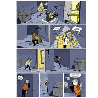 Seite aus "Fungirl Forever": Fungirl lauert Adam auf.