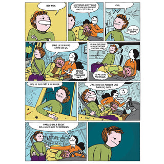 page de bande dessinée : Fungirl et Peter sont en voiture