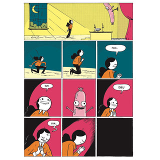 page de bande dessinée : Fungirl est à l'église Saint-Saucisson