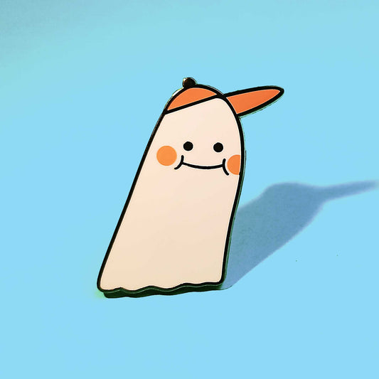 Ghost Enamel Pin