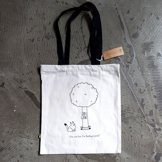 Lost Cat Organic Tote Bag