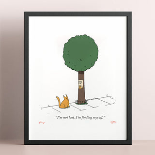 Lost Cat Signed Comic Print