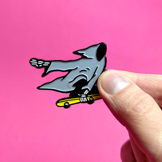 Grim Reaper Enamel Pin