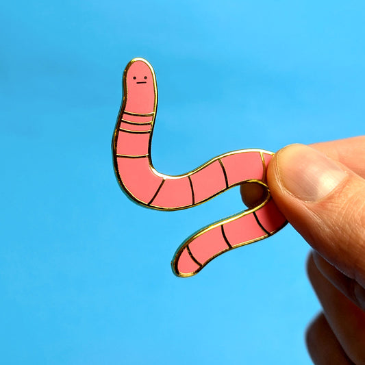 Golden Worm – Enamel Pin