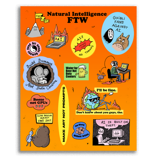 Natural Intelligence XL Sticker Sheet