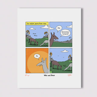 Remember Humans Signed Comic Print