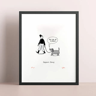 Support Dawg Signed Print