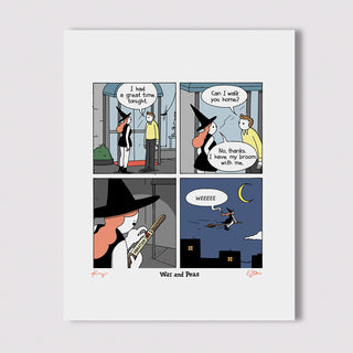 Vibration Mode Signed Comic Print