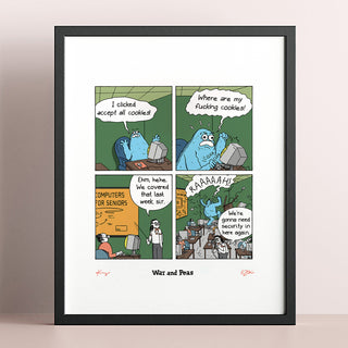 Accept Cookies Comic Print