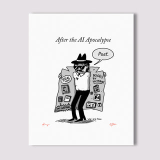 AI Apocalypse Cartoon Print
