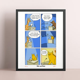 Belly Rubs Signed Print