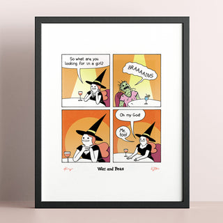 Brains Signed Print