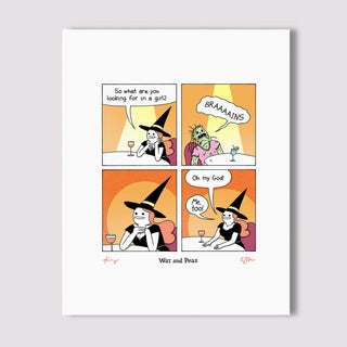 Brains Signed Print