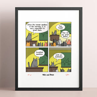 Cat Greetings 101 Signed Print