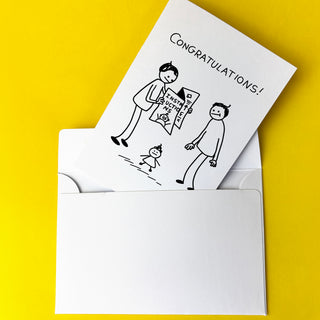Congratulations Greeting Card With Envelope