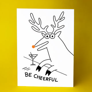 Be Cheerful Holiday Card With Envelope