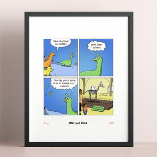 Losersaurus Comic Print