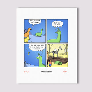 Losersaurus Comic Print