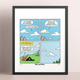 Mean Cloud Signed Print