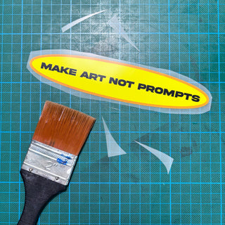 Make Art Textile Sticker