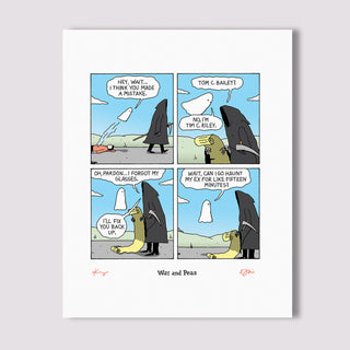 Near Death Experience Comic Print