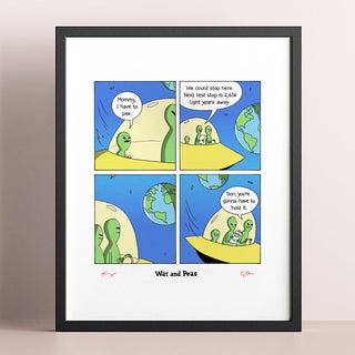 Next Stop Signed Print