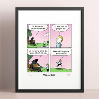 Old and Peaceful Signed Print