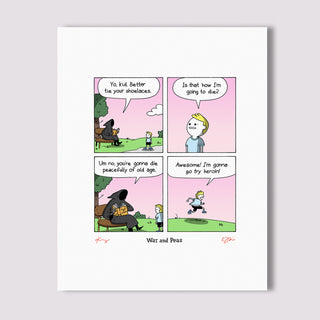 Old and Peaceful Signed Print
