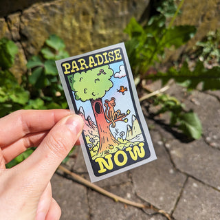 Paradise Now Textile Sticker