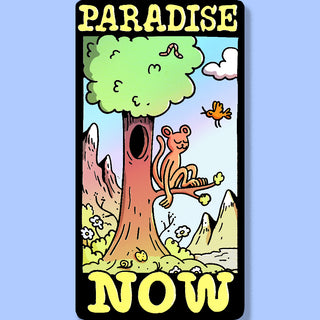 Paradise Now Textile Sticker