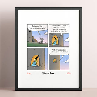 Princess Comic Print
