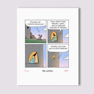Princess Comic Print