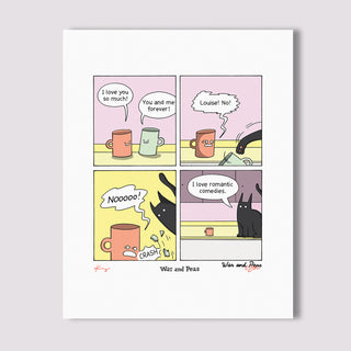 Romantic Comedy Signed Print