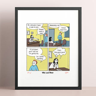 Sit Down Signed Print
