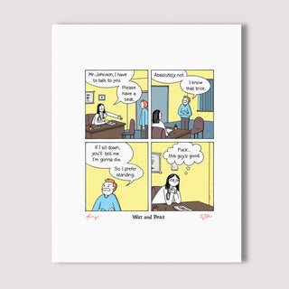 Sit Down Signed Print