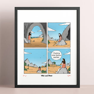 Techno Parties Signed Print