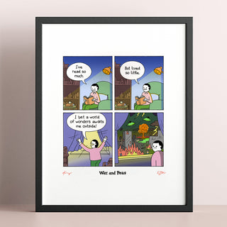 The Scholar Comic Print