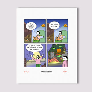 The Scholar Comic Print