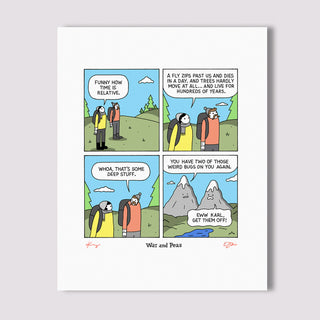 Time is Relative Signed Print