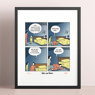 Ugly Monster Signed Print