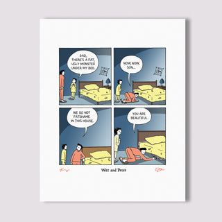 Ugly Monster Signed Print