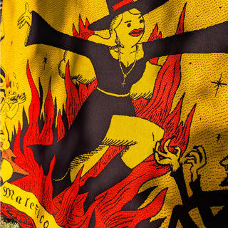 Witches Don't Die Knitted Blanket