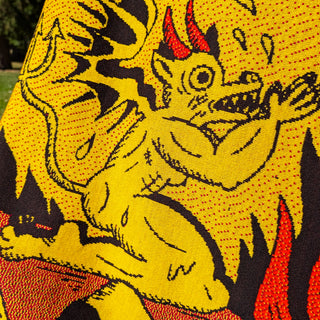 Witches Don't Die Knitted Blanket