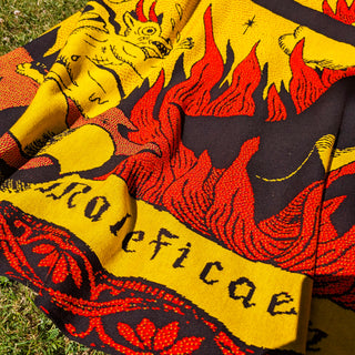 Witches Don't Die Knitted Blanket